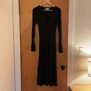 Black Boden Ribbon Cut Out Dress 8R